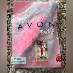 NEW Vintage Fashions For Avon Barbie Skiing Outfit On The Slopes 17810 Mattel